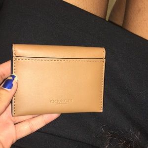 Coach card holder